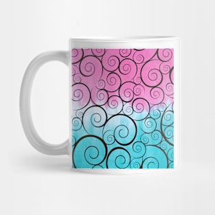 Minimal Colorful Abstract Pattern Mug